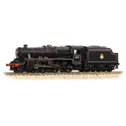 Graham Farish 372-136B LMS 5MT 'Black 5' w/Welded Tender 45247 BR Lined Black (Early Emb.) N Gauge