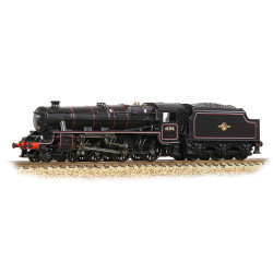 Graham Farish 372-137B LMS 5MT 'Black 5' w/Welded Tender 45198 BR Lined Black (Late Crest) N Gauge