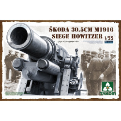 Takom 2011 Skoda 30.5cm M1916 Siege Howitzer 1:35 Model Kit