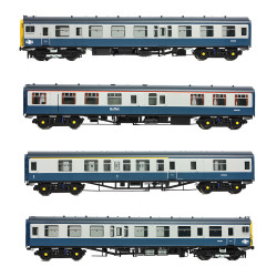 Bachmann Branchline 31-424SF Class 422/7 4TEP 4 Car EMU (Refurbished) 2703 BR Blue & Grey OO Gauge