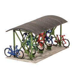 Wills Kits SS23 Bicycle Shed & Bicycles OO/HO