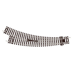 PECO ST-244 Curved Double Radius R/H Turnout Insulfrog Setrack OO/HO Track