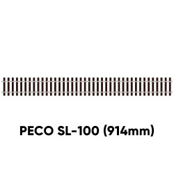 PECO SL-100 Flexible Track Wooden Sleeper 914mm Streamline OO/HO Track
