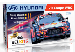 Belkits 14 Hyundai  i20 Coupe WRC 2019 Neuville 1:24 Model Kit