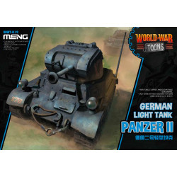 Meng Models WWT-019 German Light Tank Panzer II World War Toons Model Kit