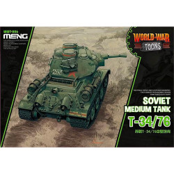 Meng Models WWT-006 Soviet Medium Tank T-34/76 World War Toons Model Kit