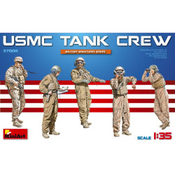 Miniart 37008 USMC Tank Crew Figures x5 1:35 Model Kit