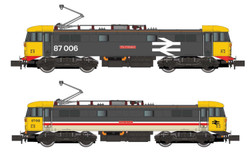 Dapol Class 87 006/012 BR Twin Pack (DCC-Fitted) 2D-087-007D N Gauge