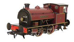 Dapol HL 0-4-0 'Invincible' Maroon Lined Straw (DCC-Sound) 4S-024-003S OO Gauge