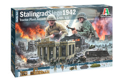 ITALERI Siege of Stalingrad WWII Battlescene 1:72 Plastic Model Kit 6193
