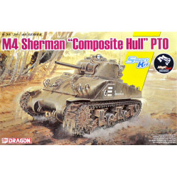 DRAGON M4 Sherman Composite Hull PTO 1:35 Plastic Model Kit D6740
