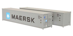 Dapol 40ft Container Set (2) Maersk MRKU 2F-028-112 N Gauge