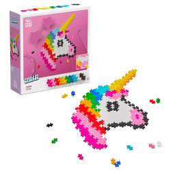 Plus-Plus Puzzle by Number - 250 pc Unicorn Building Block Puzzle Toy 3929