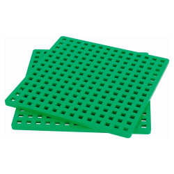 Plus-Plus Green Baseplate Duo for Building Block Puzzle Toy 4022