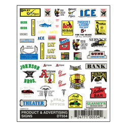 Woodland Scenics WDT554 Product & Advertising Signs