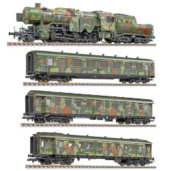 Liliput L130002 4-unit Set 'Military Troop Transport' camouflage