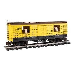 Bachmann USA 98708 Animated Stock Car - MKT with Cattle G Gauge