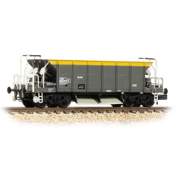 Graham Farish 377-001C BR YGH 'Sea-Lion' Bogie Hopper Wagon BR Engineers Grey & Yellow N Gauge