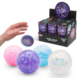 Tobar Scrunchems Glitter Bounce Ball Toy 38584