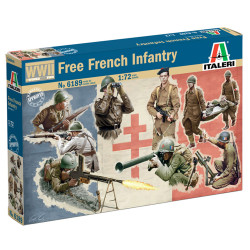 Italeri 6189 French Infantry (WWII) 1:72 Plastic Model Kit