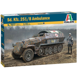 Italeri 7077 Sd Kfz 251/8 Ambulance 1:72 Plastic Model Kit