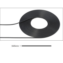 Tamiya 12676 Detail Cable 0.65mm Black for Model Kits