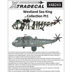 Xtradecal 48243 Westland Sea King Collection Pt.1 1:48 Model Kit Decal Set