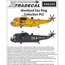 Xtradecal 48244 Westland Sea King Collection Pt.2 1:48 Model Kit Decal Set
