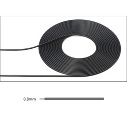 Tamiya 12677 Detail Cable 0.8mm Black for Model Kits