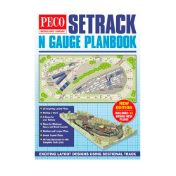 PECO Setrack N Gauge Planbook Model Railway Layouts IN-1