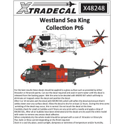 Xtradecal 48248 Westland Sea King Collection Pt.6 1:48 Model Kit Decal Set