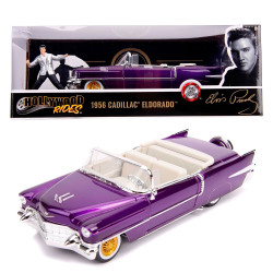 Jada Hollywood Rides 1956 Elvis Presley Cadillac 1:24 Diecast Model