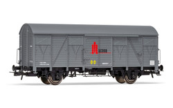 Electrotren E19046 ORE, 2-axle wagon, wooden walls, grey "Macosa" HO Gauge