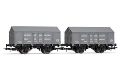 Electrotren E19033 R.N., 2-unit Pack PX wagons Grey/black Standard HO Gauge