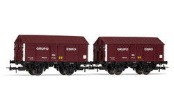 Electrotren E19036 R.N., 2-unit pack PX wagons, dark red livery HO Gauge