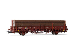 Electrotren E1658 RENFE 2-axle wagon loaded with logs HO Gauge