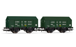 Electrotren E19035 R.N., 2-unit Pack PX wagons Green/black livery HO Gauge