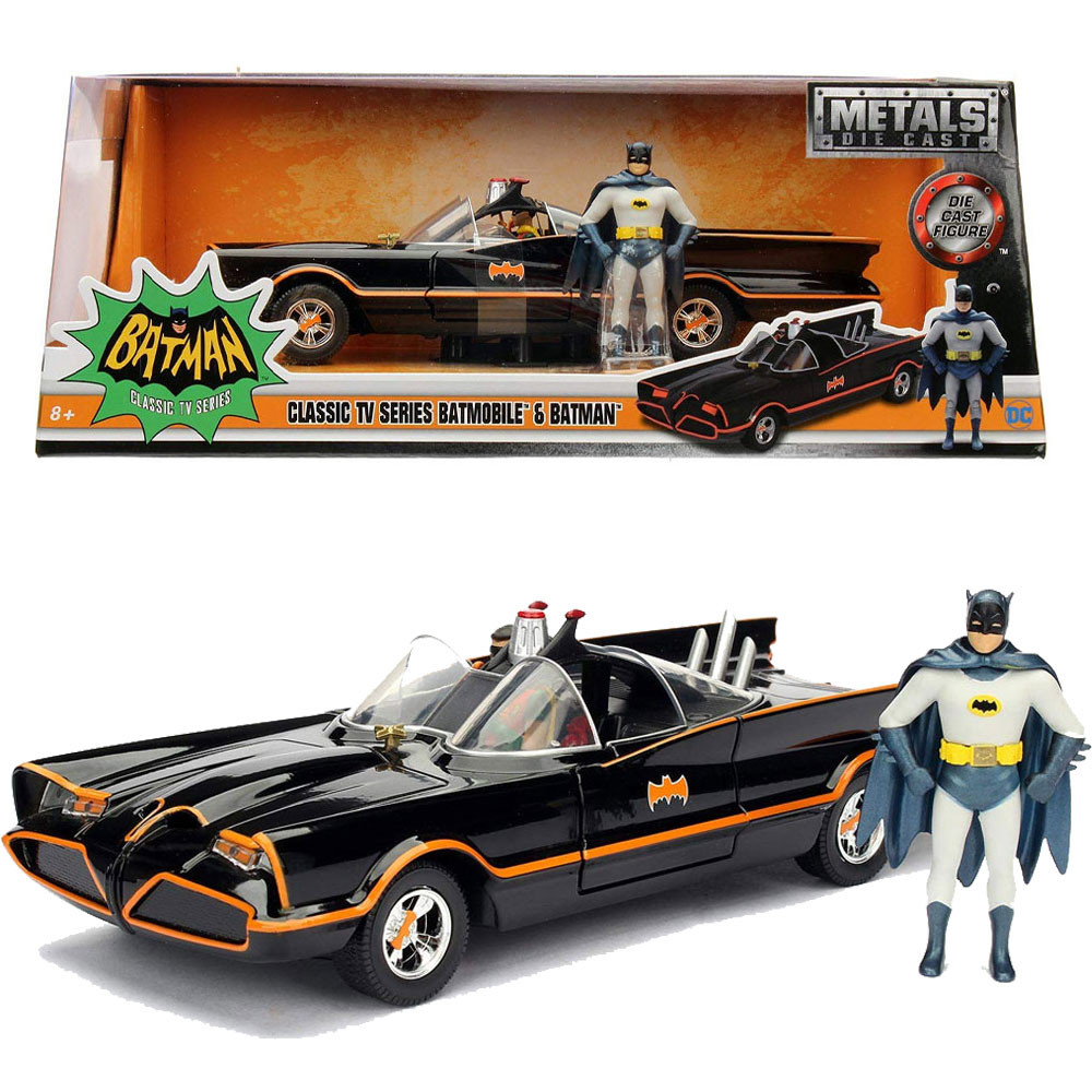 Jada Hollywood Rides 1966 Batman Classic Batmobile 1:24 Diecast Model Car -  Jadlam Toys & Models - Buy Toys & Models Online