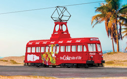 Corgi CC44013 Coca Cola Single Decker Tram- Coke Side of Life 1:76 Diecast Model