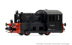 Arnold HN9065D DR, shunting diesel locomotive Kö II, closed cabin, w/o air tanks, black livery, ep. IV, with DCC decoder TT Gauge