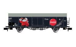 Arnold HN6647 DB, 2-axle refrigerated wagon, type Ibblps "Coca-Cola Winter", ep. IV-V N Gauge