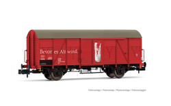 Arnold HN6644 DB, 2-axle covered wagon Gs, "Fruh Kolsch", ep. IV N Gauge