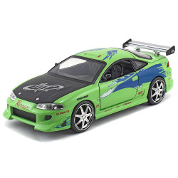 Jada Diecast Fast & Furious Brian's 1995 Mitsubishi Eclipse 1:24 Model Car