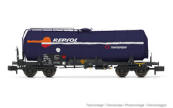 Arnold HN6629 RENFE, 4-axle tank wagon Repsol, blue livery, ep. V N Gauge