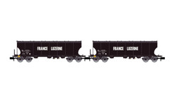 Arnold HN6619 SNCF, 2-unit pack 4-axle cereal hopper wagons "FRANCE LUZERNE" (rounded lateral sides), ep. IV N Gauge