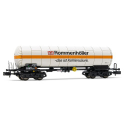 Arnold HN6599 DB, 4-axle gas tank wagon, "Rommenholler", period IV-V, with isolation(printed) N Gauge