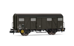 Arnold HN6514 SNCF, 2-unit pack, 2-axle covered wagons type K, period III N Gauge