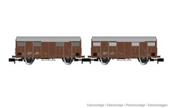 Arnold HN6574 FS, 2-unit pack Gs wagons, brown livery, ep. IV N Gauge