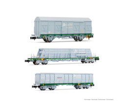 Arnold HN6553 ADIF, 3-unit pack "tren de contraste de básculas", ep. V-VI N Gauge