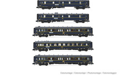Arnold HN4465 CIWL, 5-unit pack “Orient-Express”, 140th anniversary pack, ep. II N Gauge
